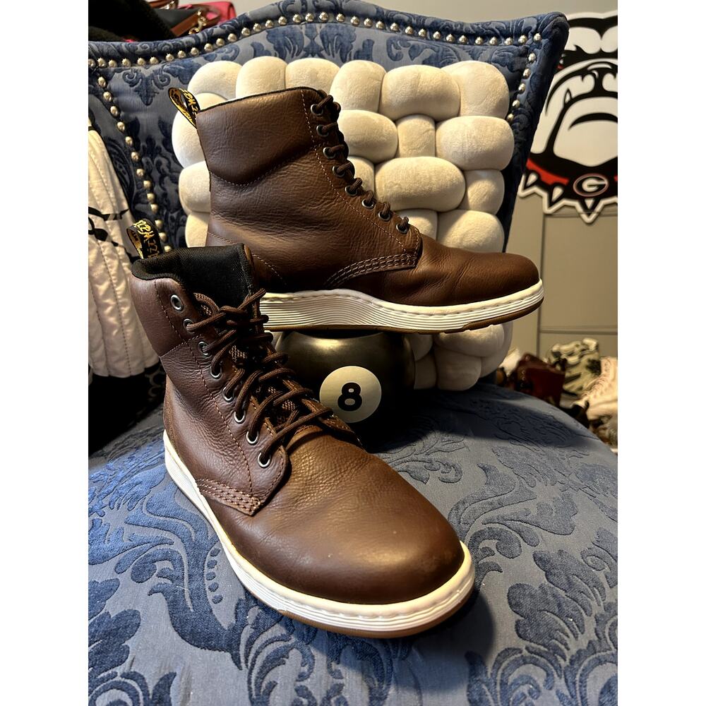 Dr Martens Dark Brown Rigal Size 9/EU 41